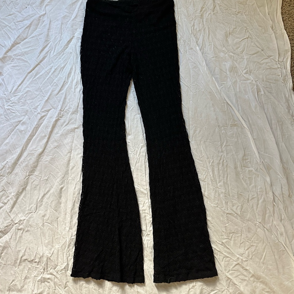 Black Flared Pants
